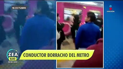 Dan de baja a conductor del Metro que manejaba en estado de ebriedad