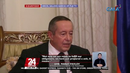 Russia, wala pa raw natatanggap na pormal na abisong kinansela ng Pilipinas ang pagbili ng mga military helicopter | 24 Oras