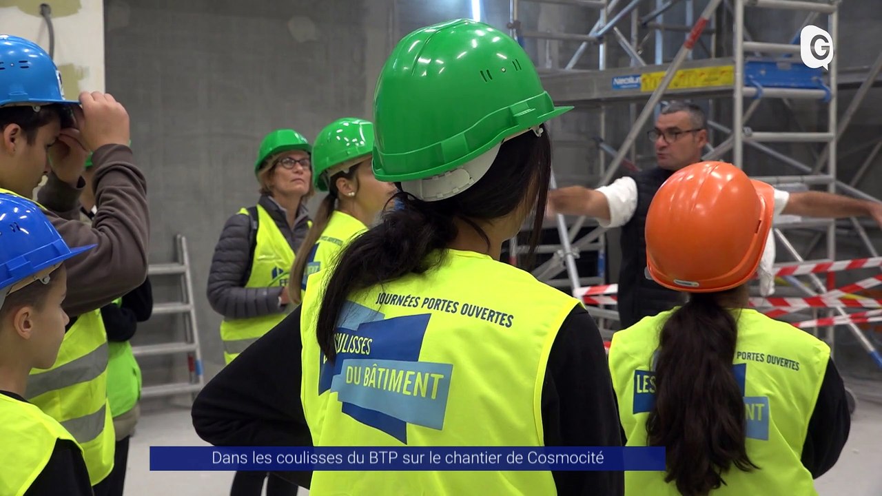 Reportage - Les coulisses du BTP sur le chantier de Cosmocité