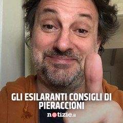 "Perché è inutile fare sport": gli esilaranti consigli di vita di Pieraccioni
