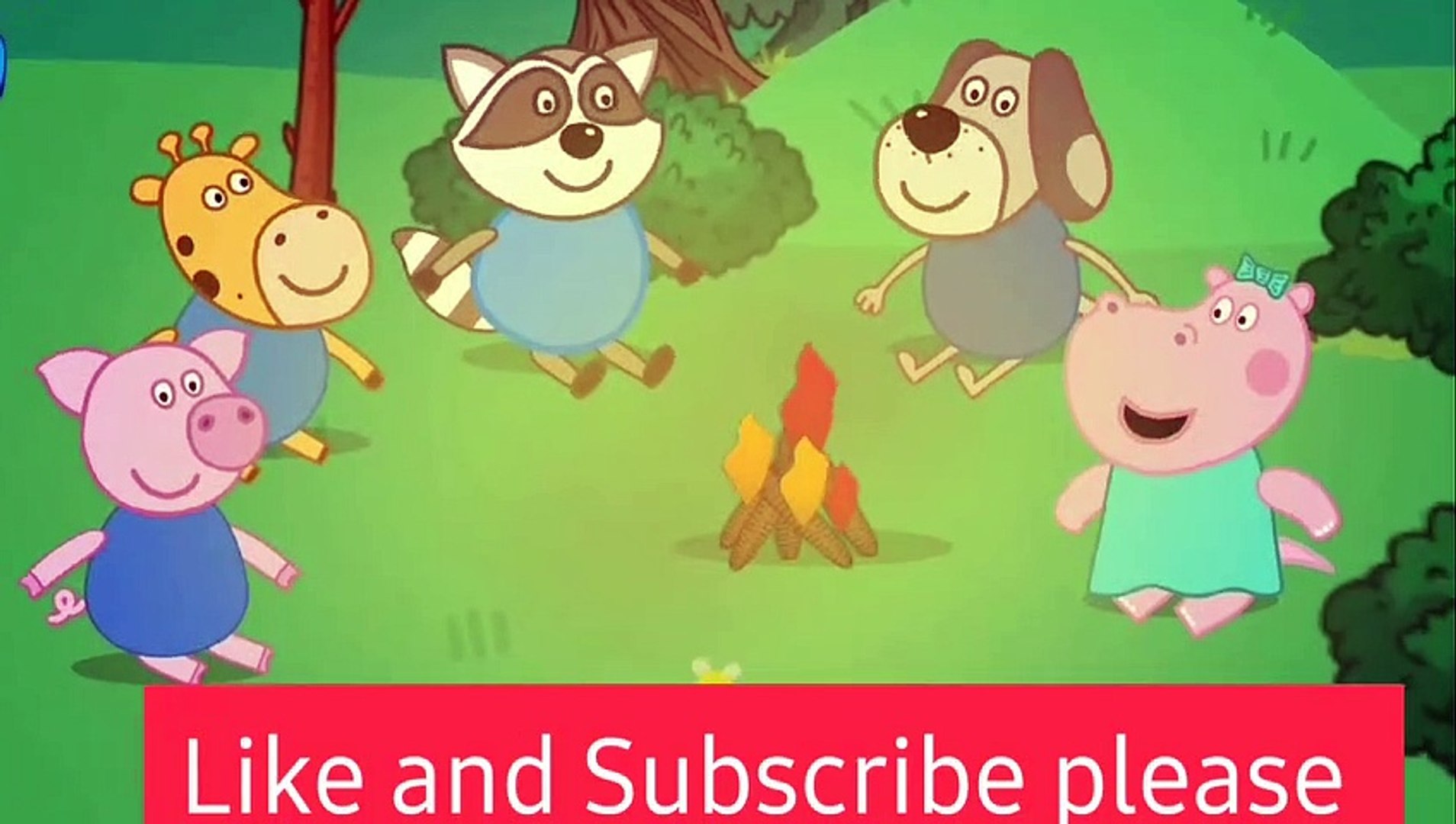 hippo picnic adventure | hippo cartoon in english | funny cartoon | education cartoon | cartoon |car
