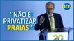 Guedes defende venda de terrenos de frente para o mar