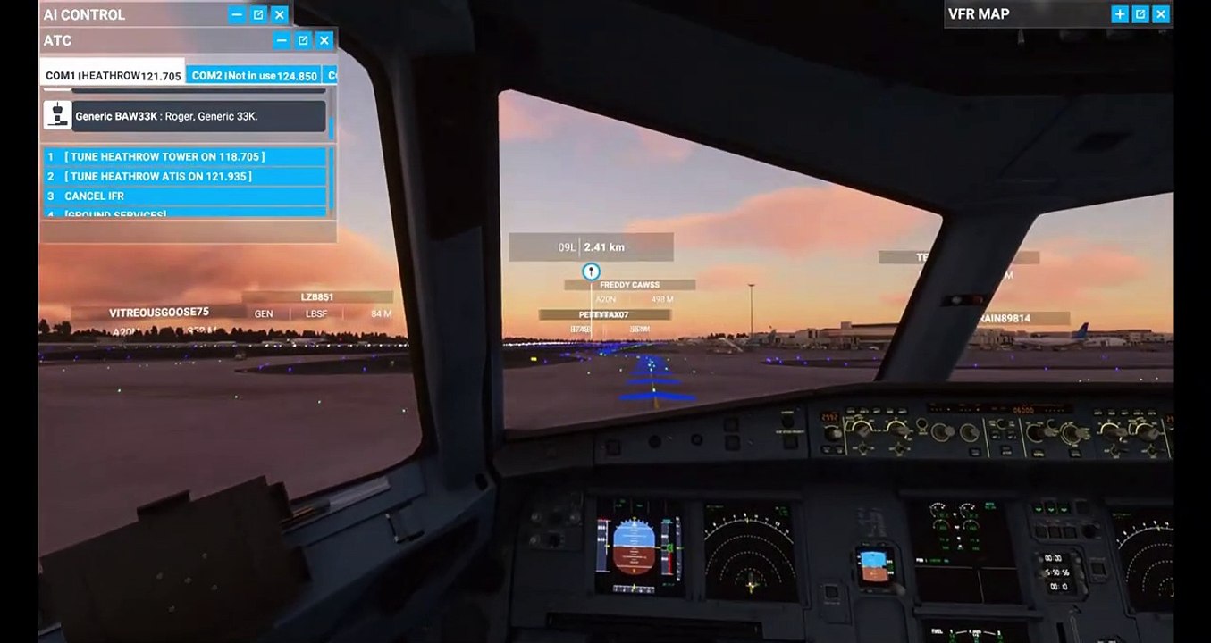 Microsoft Flight Simulator 2020 Ultra - London to Amsterdam full flight [No commentary]