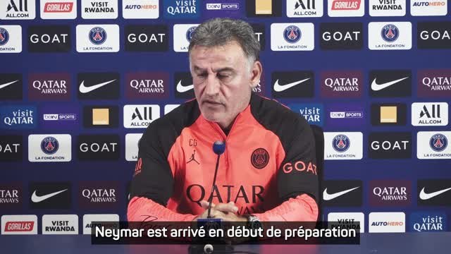 12e j. - Galtier salue l’hygiène de vie de Neymar