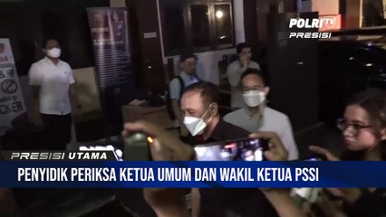 Ketua Umum PSSI Mochamad Iriawan Diperiksa Penyidik Polda Jatim Terkait Tragedi Kanjuruhan