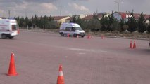 Son dakika haberi | Aksaray'da 112 ekibine ambulans sürüş eğitimi verildi