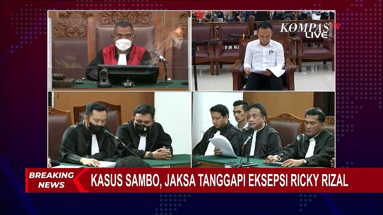 Jaksa: Ricky Rizal Tolak Perintah Sambo, namun Masih Turut Serta dalam ...