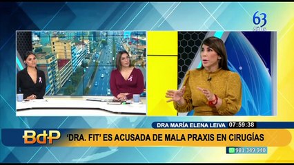 “Doctora Fit” reconoce no tener especialidad y se defiende de acusaciones de mala praxis en cirugías