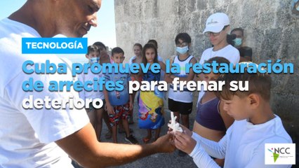 Cuba promueve la restauración de arrecifes para frenar su deterioro
