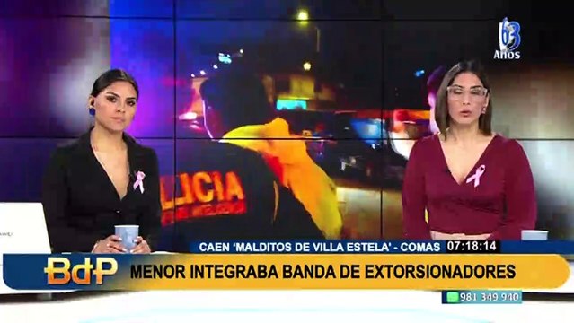 Caen ‘Los malditos de Villa Estela’: banda se dedicada a la extorsión y cobro de cupos