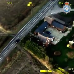 Shocking video of police chase with dog fatally injured after being in stolen car