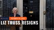 UK’s Truss says she is resigning as PM