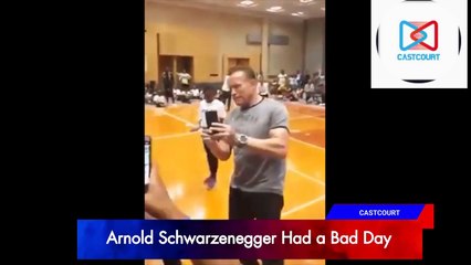 Arnold Schwarzenegger Had a Very Bad Day