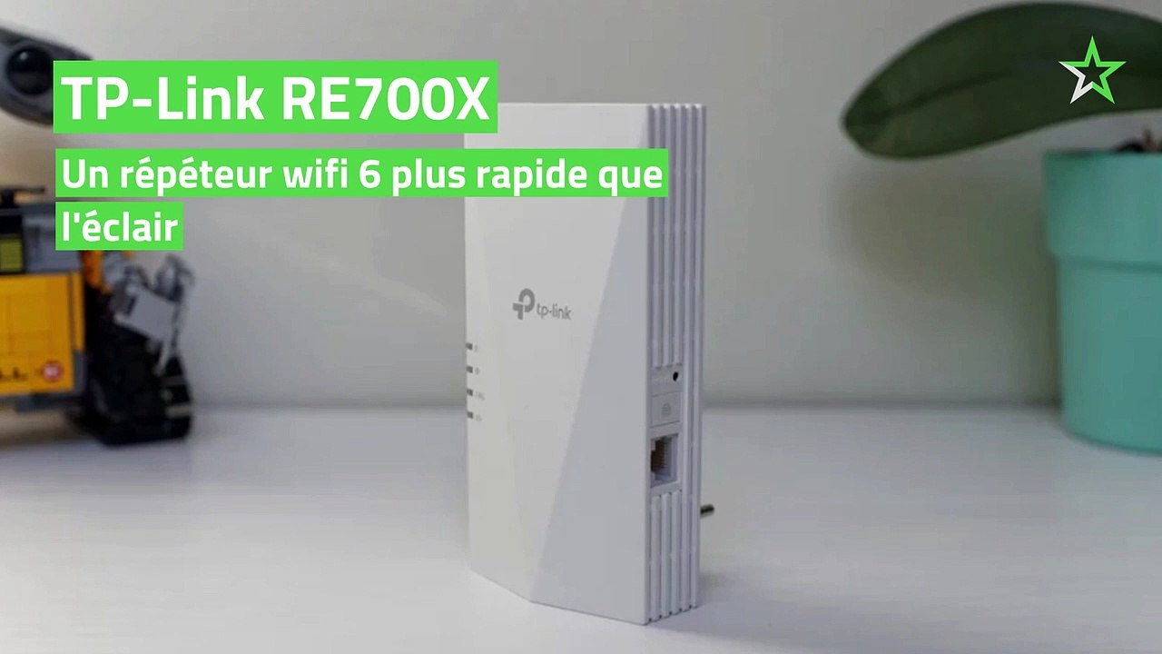 Test TP-Link RE700X : un répéteur wifi 6 plus rapide que l'éclair - Les  Numériques