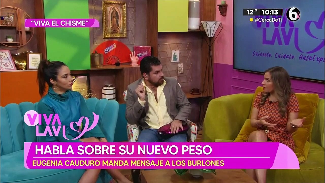Eugenia Cauduro habla sobre su nuevo peso y manda mensaje a los burlones