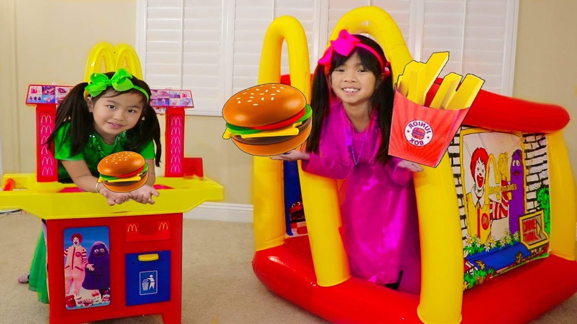 Pretend store play mcdonalds