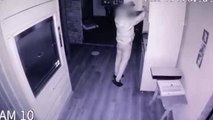 Son dakika haberi! İş yerindeki hırsızlık güvenlik kamerasına yansıdı