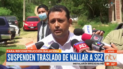 Suspende traslado de Nallar