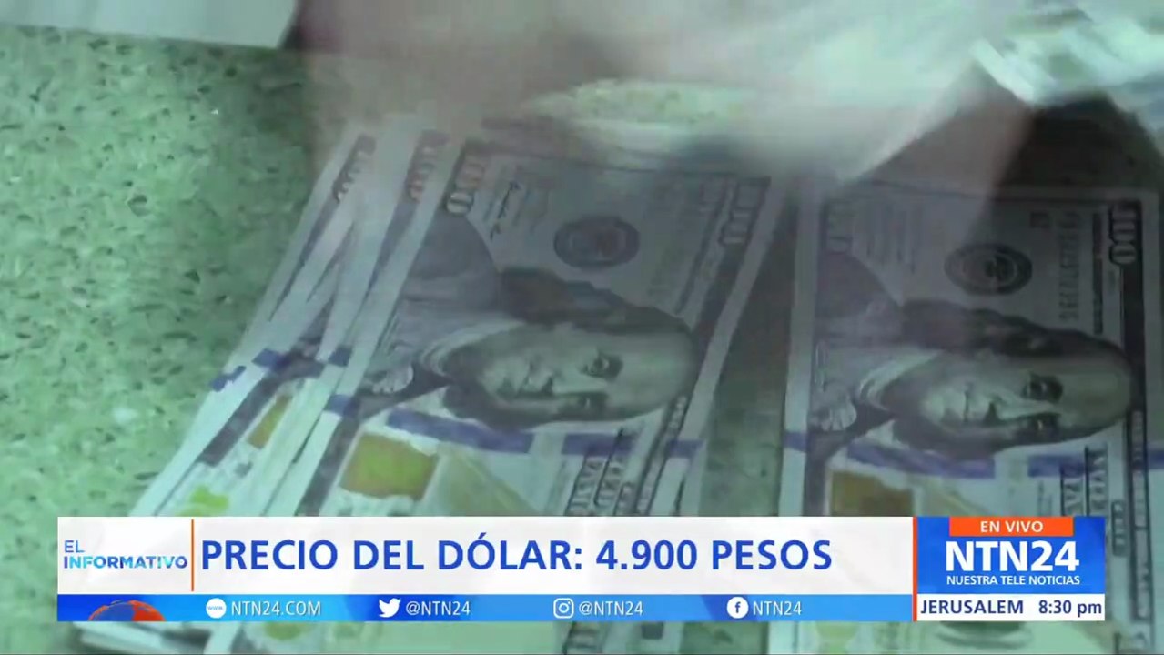 Dólar sin techo en Colombia: este jueves se negoció por encima de los $4.900