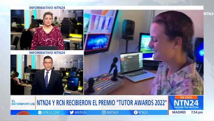 NTN24 y RCN Televisión recibieron el premio Tutor Awards 2022