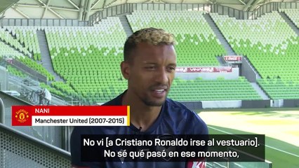 El PORTUGUÉS NANI sobre la marcha de CRISTIANO en el partido del MANCHESTER UNITED | Diario AS