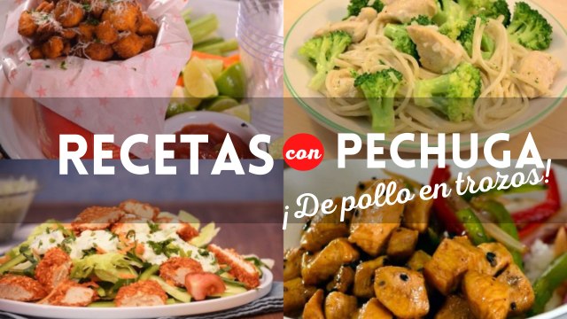 5 fáciles y deliciosas recetas con pechuga de pollo en trozos