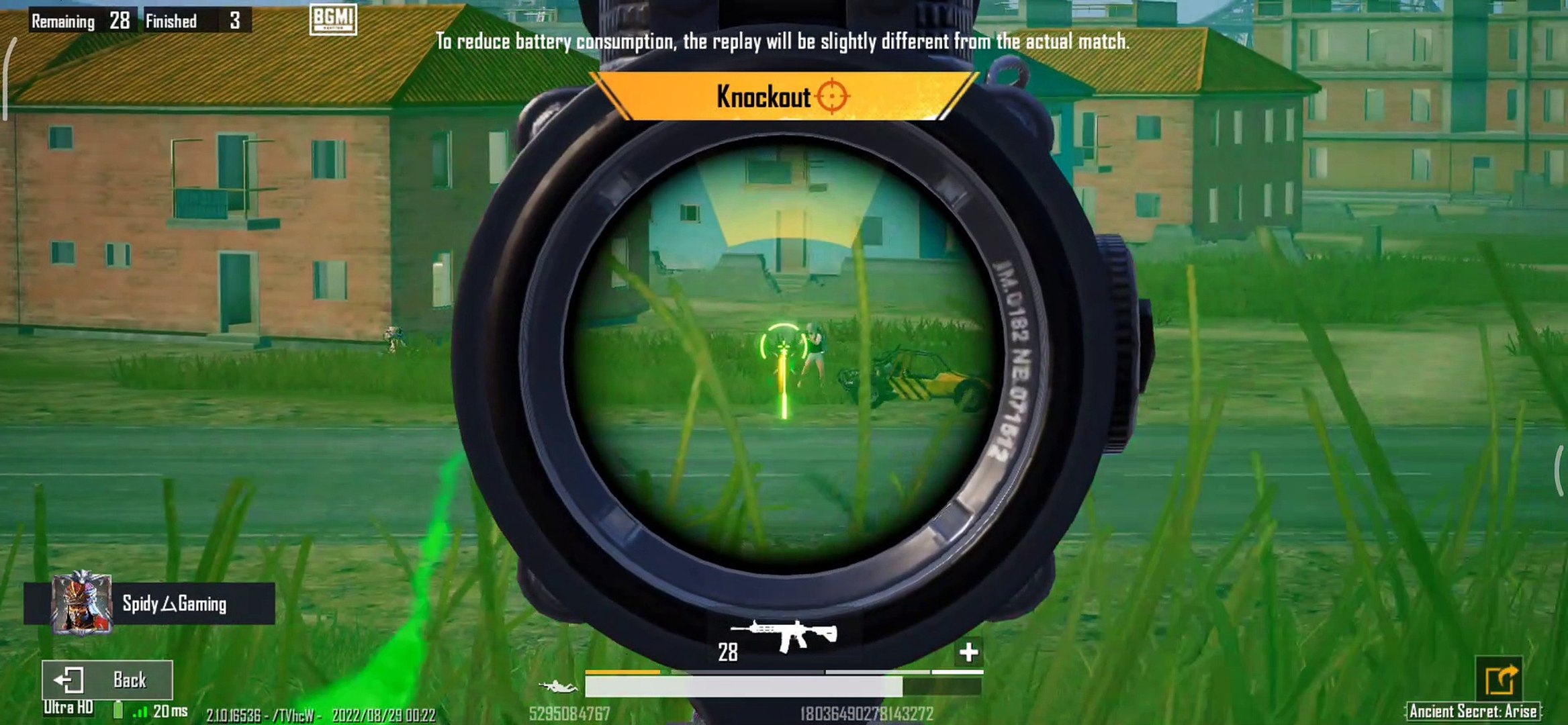 PUBG mobile  score  #PUBGmobile