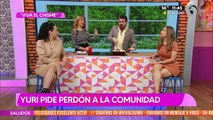 Yuri pide perdón a la comunidad