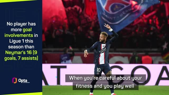 Neymar thriving physically and mentally - Galtier