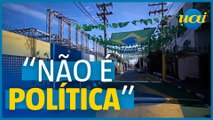 Moradores de BH decoram rua e avisam: 'Não é política'