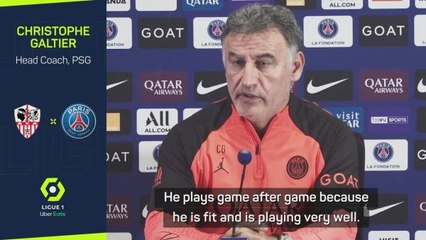 Neymar thriving physically and mentally - Galtier