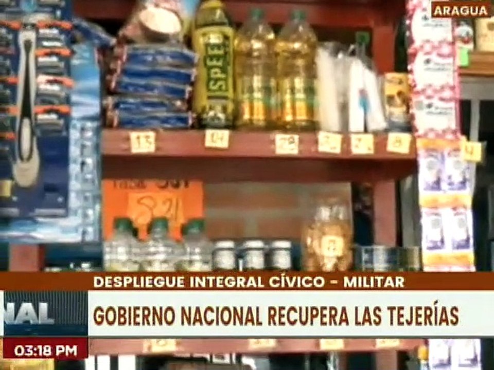 Diversos comercios vuelven a la normalidad luego de la recuperación de las Tejerías
