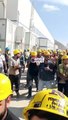 Akkuyu Nükleer Santrali'nde maaşlarını alamayan işçiler isyan etti