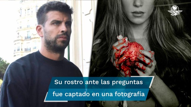 La reacción de Piqué cuando le preguntaron por Monotonía , la nueva canción de Shakira
