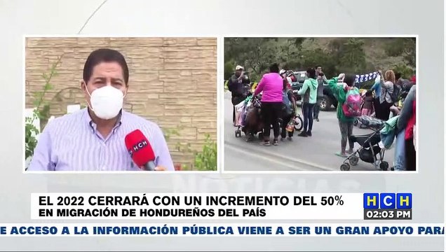 2022 cerraró con un incremento de un 50% de Migración irregular de hondureños