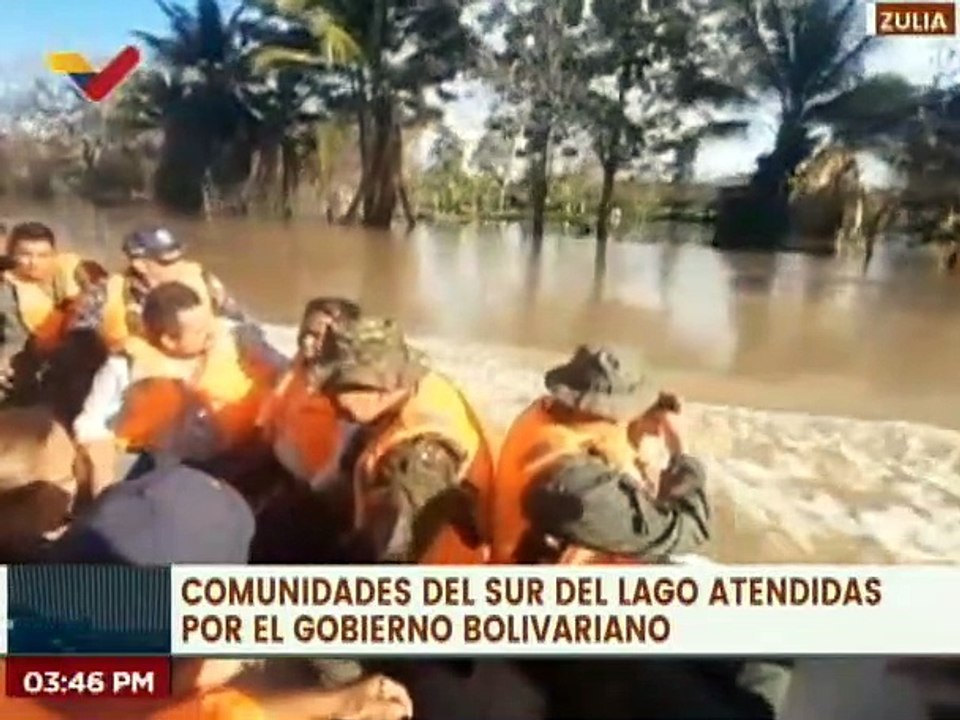 Zulia | Gobierno Nacional atiende zonas afectadas por las fuertes lluvias al Sur del Lago