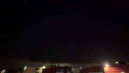 Una luz blanca en el cielo sorprende a los vecinos de La Laguna