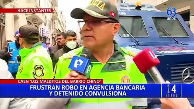 ‘Los malditos del Barrio Chino’: PNP frustra robo y detiene a cuatro extranjeros y un peruano