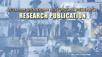 William Branham Explains His Commission From God