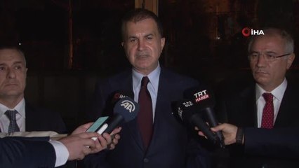 Ömer Çelik, "Hekim arkadaşlarımıza göre herhangi bir şekilde hayati tehlike olan bir durum yok"