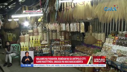 Malamig na panahon, ramdam na sa Antipolo City; Ilang nagtitinda, umaasa na mas makabenta | UB