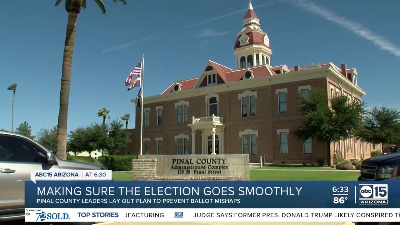 Making sure Pinal County election goes smoothly video Dailymotion