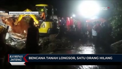 Bencana Tanah Longsor di Banjarnegara, Satu Orang Hilang