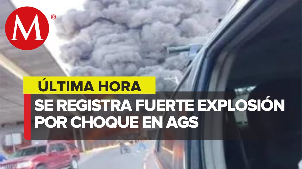 Tren impacta pipa cargada con combustible en Aguascalientes Vídeo