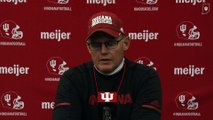 Indiana Football Coach Tom Allen Comments on Offensive Line Rotation