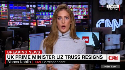 Watch UK PM Liz Truss' resignation speech