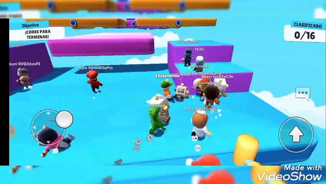 Jugando stumble guys parte 2 mira que me paso XDDDDD