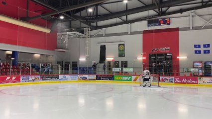 Une bannière pour immortaliser la saison 2019-2020 des Braves