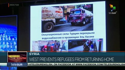 Syria and Russia accuse the US of blocking the return of Syrian refugees