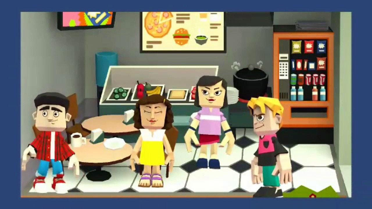 _In the Canteen_,Chatter 2, new casual jokes series, Enjoy smile laugh with cartoon animation , comedy